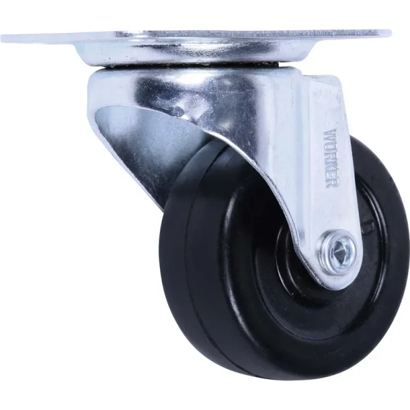 {"pt-BR":"RODIZIO DE BORRACHA GIRATÓRIO PRETO 2" 30KG - WORKER"}
