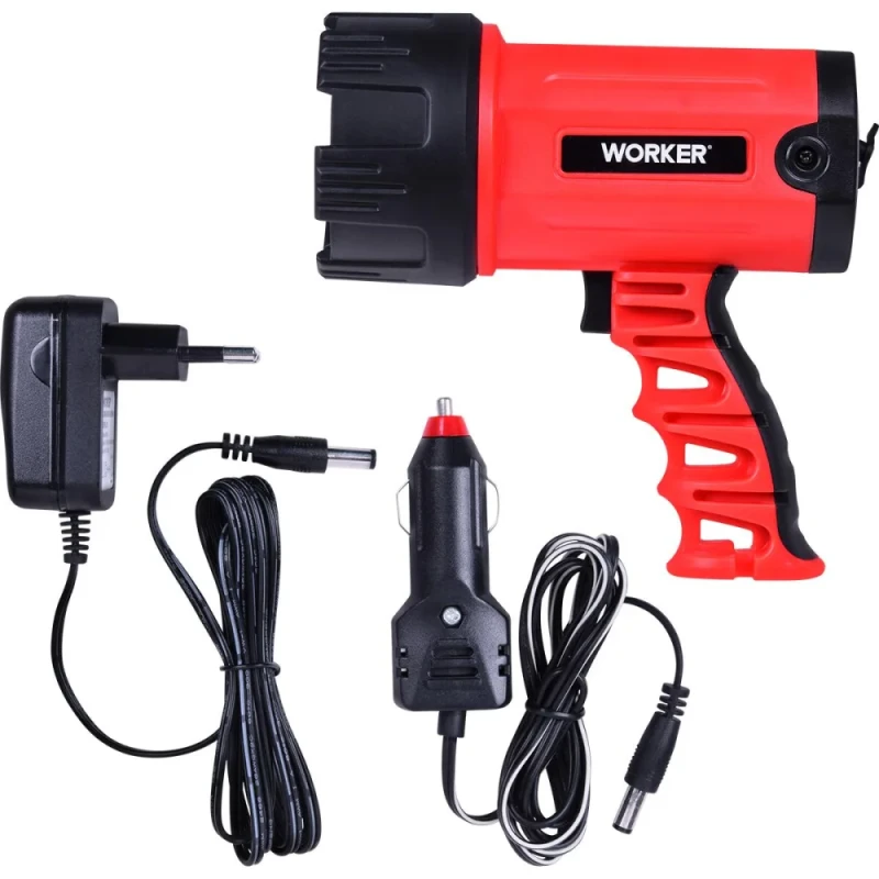 LANTERNA RECARREGÁVEL SUPER LED 200 LUMENS - WORKER