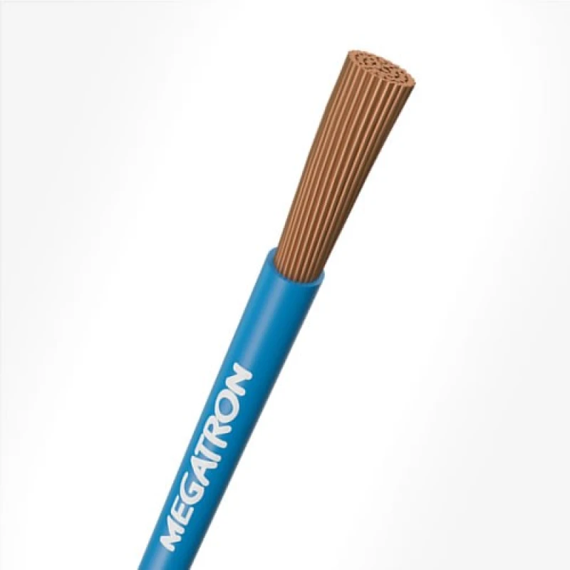 CABO FLEXÍVEL 6,0MM 750V AZUL MEGATRON - METRO